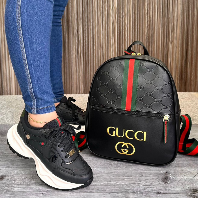 🎒👟 Combo de mochila + tenis GUCCI con estilo de lujo   50%OFF