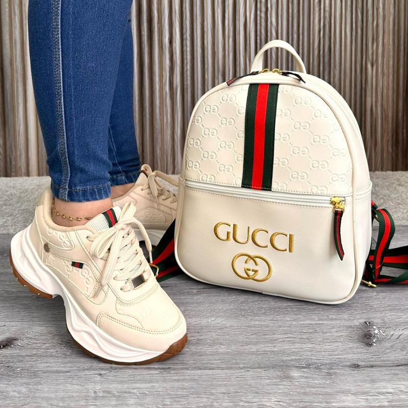 🎒👟 Combo de mochila + tenis GUCCI con estilo de lujo   50%OFF
