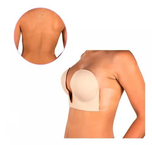 BRASSIER CON ESCOTE EN V ADHESIVO
