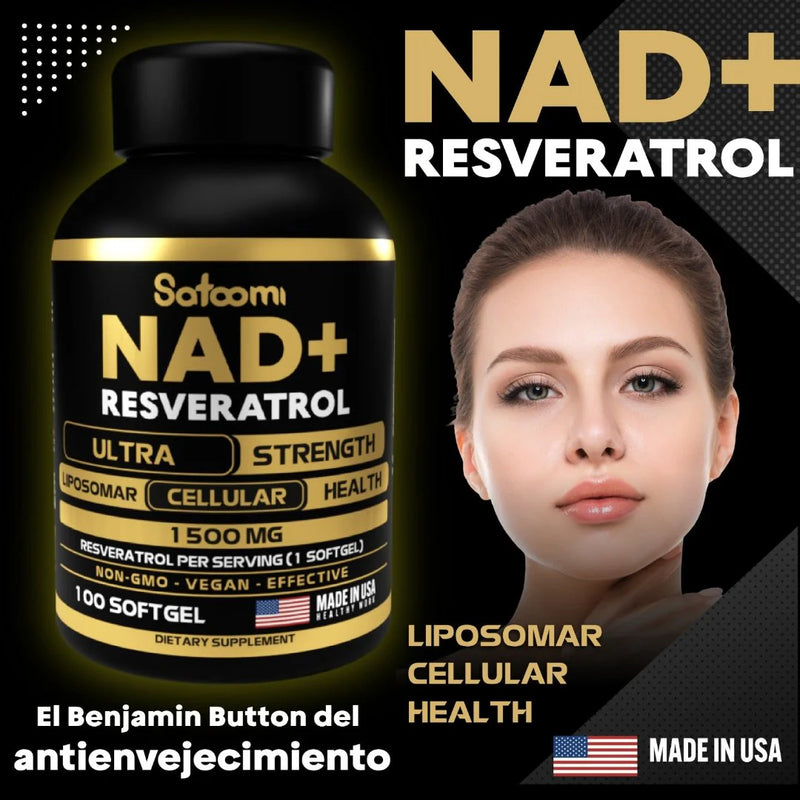 Satomi NAD+ Resveratrol Ultra.         ⚡⚡⚡        Compra uno y obtén descuento las siguientes unidades.