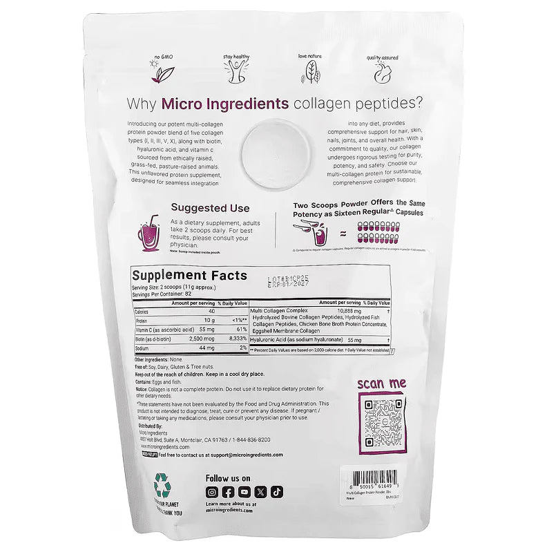 COMPRA 1 Y LLEVA 2  - VitaCollagen 5X - Multi collagen peptidos de colageno