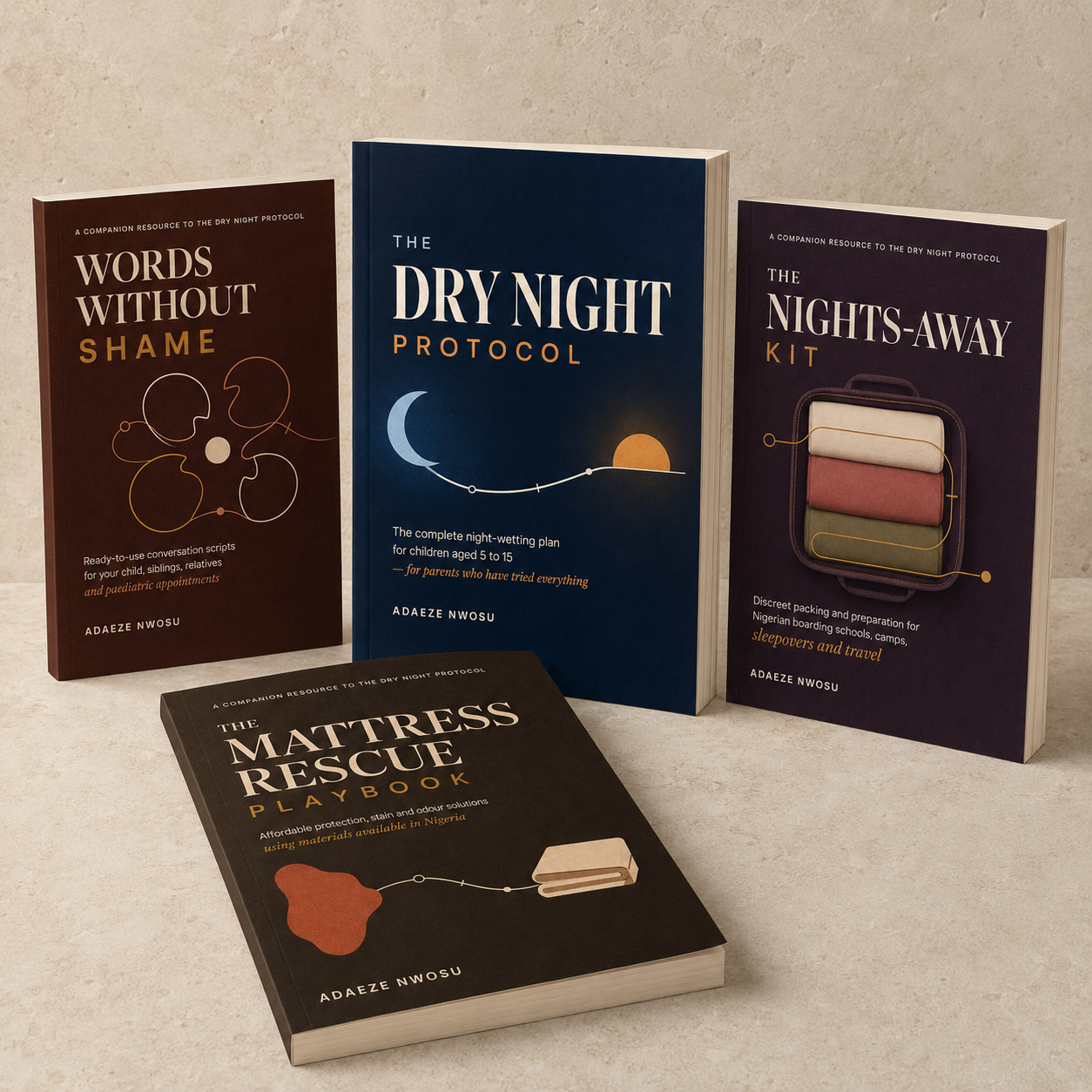 The complete Dry Night Protocol bundle containing four digital guides